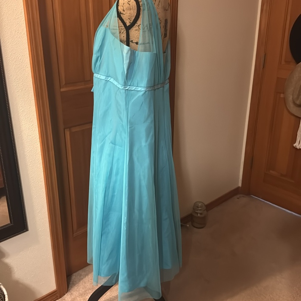 David’s Bridal🩵 teal dress like new - Picture 6 of 12